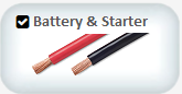 battery and starter automotive cables