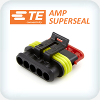 AMP Superseal 5 Contact Plug Housing Pk10