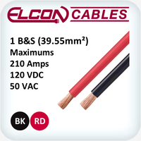 Battery and Starter Cable 1AWG 30m Rolls