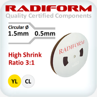 1.5-0.5mm (3:1) SCGH Heat Shrink Reels