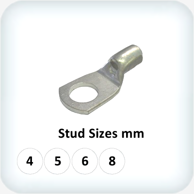 2.5mm² Copper Lug M8 Per Unit