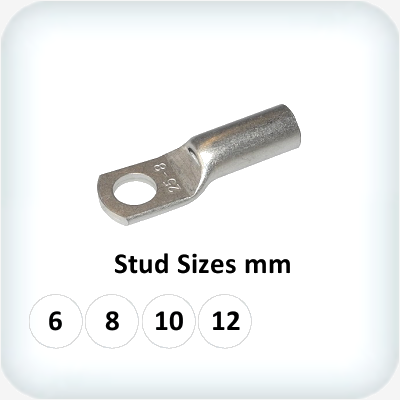 25mm² Copper Lug M12 Per Unit