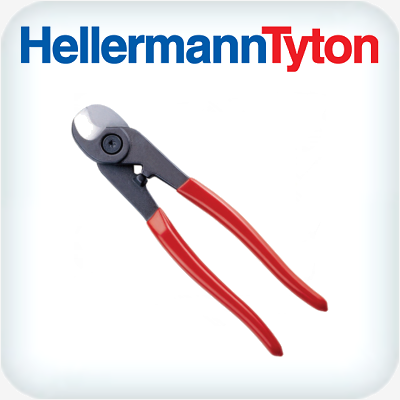 HellermannTyton Cable Cutters cuts cable up to 25mm² Hellermann Tyton 6" long 