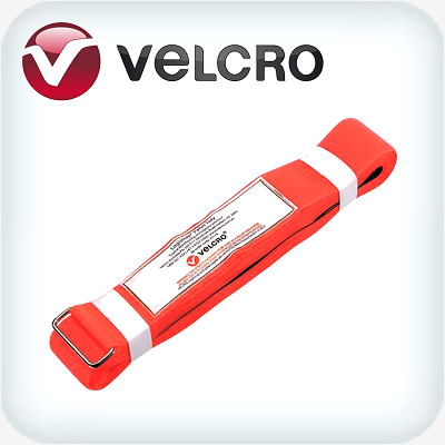 Sangle Velcro logistrap orange fluo – 50 mm x 5m