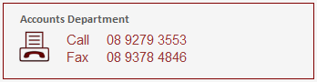 Red2Go Accounts, Telephone 08 9279 3553