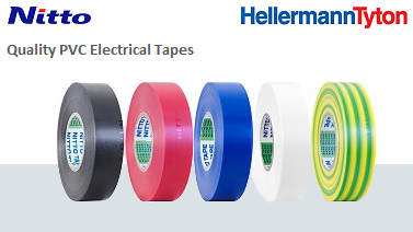 Nitto and Hellermann Tyton tapes