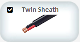 twin sheath automotive cables