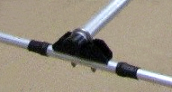 medium wall adhesive lined heat shrink sealing aluminium tubing joints on a VHF antenna