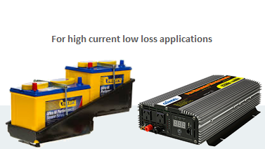 Cable applications for dual batteries and power inverters