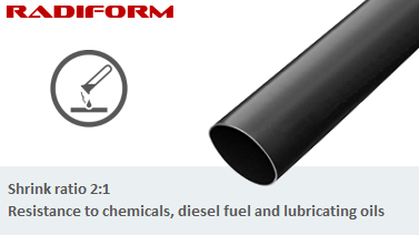 Diesel and Chemical Resistant Heat Shrink Tubing