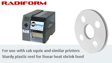 Printable Heat Shrink Tubing Reels for Zebra Printers