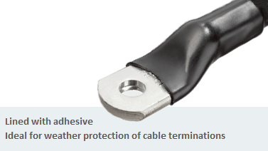 Medium Wall Heat Shrink Tube Seals Out Water