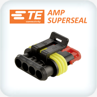 AMP Superseal 4 Contact Plug Housing Pk10