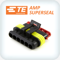 AMP Superseal 6 Contact Plug Housing Pk10