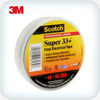 3M 33+ Scotch Professional Vinyl Tape  Black 19mm x 20m