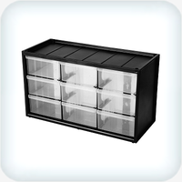 9 Drawer Parts Storage Cabinet