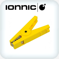 Alligator CLamp 25A 20mm Wide Jaws Yellow