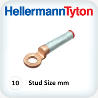 Bi Metal Lug to suit Al 25mm² M10 Stud