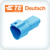 DT04-3P-TN07 3 Way Receptacle Housing Blue