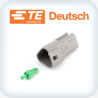 DT 3 Way Male Receptacle & Green Wedge