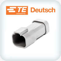 DT04-4P-E003 4 Way Receptacle Housing + End Cap