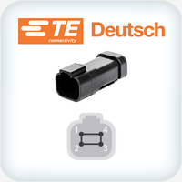 DT04-4P-EP13 4 Pin Bussed Receptacle 4=26A