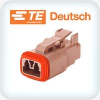 DT06-2S-TN09 2 Way Plug Housing Brown