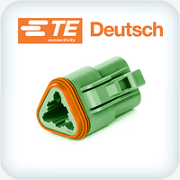 DT06-3S-TN03 3 Way Plug Housing Green