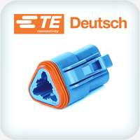 DT06-3S-TN07 3 Way Plug Housing Blue