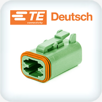 DT06-4S-TN03 4 Way Plug Housing Green