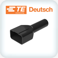 DT04-12PA 12 Way Receptacle Plastisol Boot Black 65mm