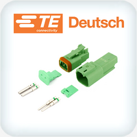 DT2-1 Kit 2 Way 1.0-2.0mm² Ni Contacts Green