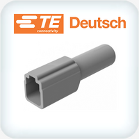 DT06-2S 2 Way Plug Plastisol Boot Grey 65mm