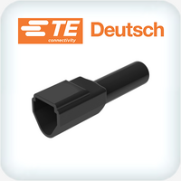 DT04-3P 3 Way Receptacle Plastisol Boot Black 65mm