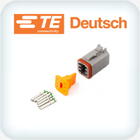 DT6FP-1 Half Kit 4 Way 1.0-2.0mm² Ni Plated Contacts