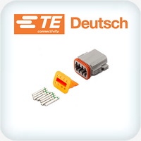 DT8FP-1 Half Kit 8 Way 1.0-2.0mm² Ni Plated Contacts