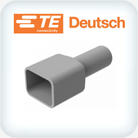 DT04-08PA 8 Way Receptacle Plastisol Boot Grey 65mm