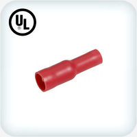 Red Bullet Female Double Grip 0.5-1.25mm²  Pk25