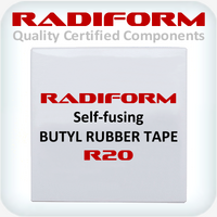 R20 Butyl Rubber Self fusing Tape .6mmx19mmx10m
