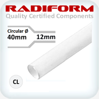 40-12mm RMW Medium Wall Heat Shrink Clear 1.0m