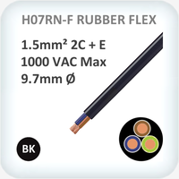Rubber Flex H07RN-F 1.5mm² 2C + E