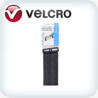 Velcro Velstrap 25mm x 900mm Black Pk2