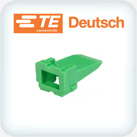 DT04-4P 4 Way Receptacle Green Wedge
