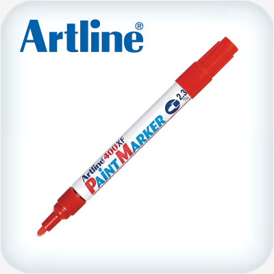 Artline 400XF Paint Marker Red 2.3mm