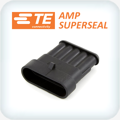 AMP Superseal 5 Contact Socket Housing Pk10