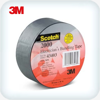 3M 2000 Scotch Duct Tape Silver 50mm x 46m
