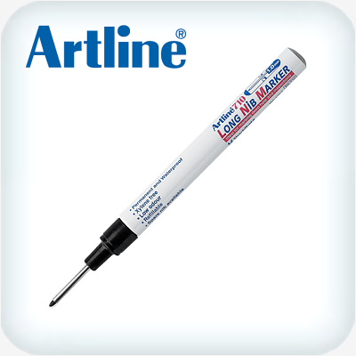 Artline 710 Long Nib Marker Black 1mm