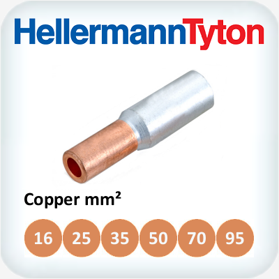 Bi Metal Link to suit 120mm² Aluminium to 16mm² Copper