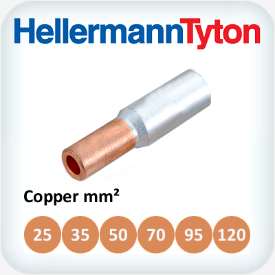 Bi Metal Link to suit 150mm² Aluminium to 25mm² Copper