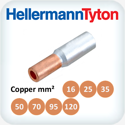 Bi Metal Link to suit 185mm² Aluminium to 16mm² Copper